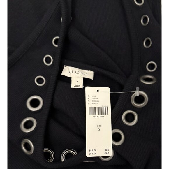 NWT Size S - Pilcro Scoop-Neck Grommet Halter Top (NWT US$ 58) - Picture 16 of 16